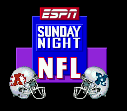 ESPN Sunday Night NFL Title Screen